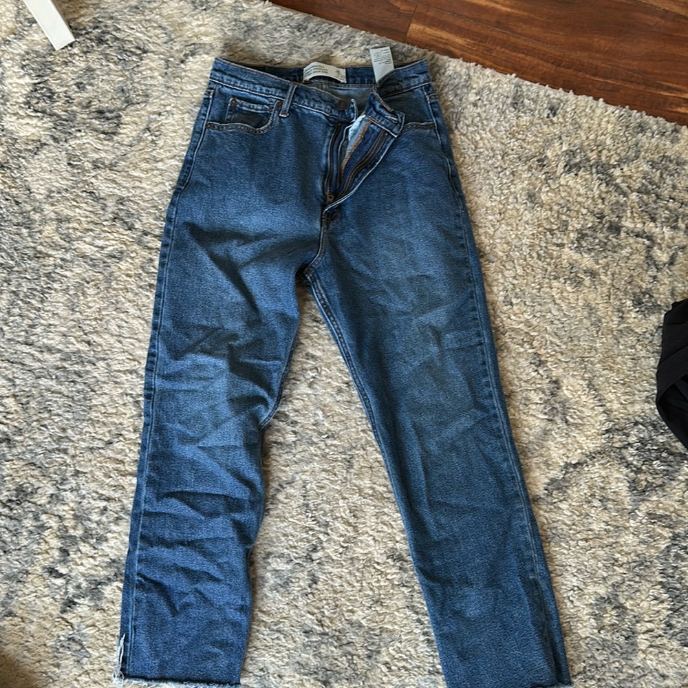 Abercrombie jeans ultra high rise straight